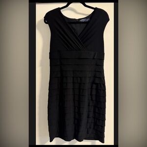 American Living Black Strapless Dress